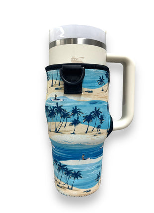 Surf 25-35oz Tumbler With Handle Sleeve