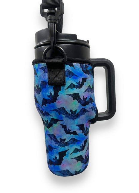 Bats 25-35oz Tumbler With Handle Sleeve