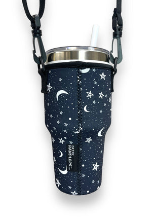 Moon & Stars 25-35oz Tumbler With Handle Sleeve