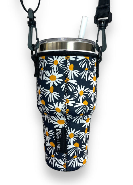 Daisy 25-35oz Tumbler With Handle Sleeve