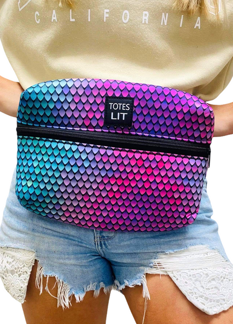 Purple Mermaid Fanny Packin' Tote