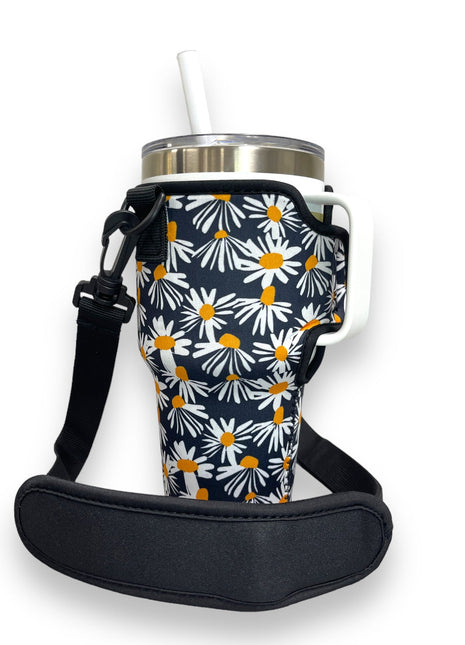Daisy 25-35oz Tumbler With Handle Sleeve