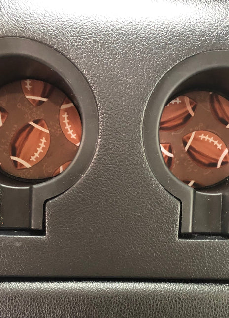 Footballs Neoprene Car Coasters