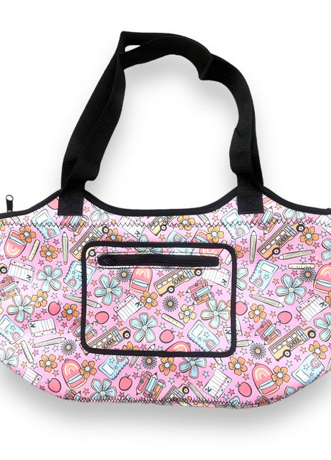 Teacher Back To School Neoprene Tote