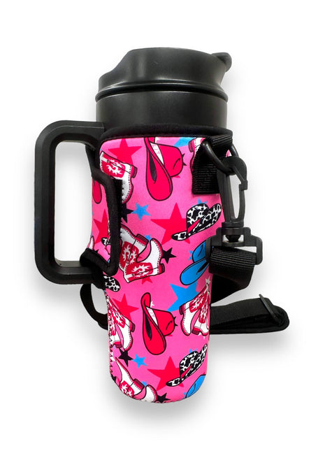 Nashville Cowgirl 25-35oz Tumbler With Handle Sleeve