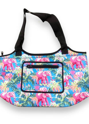 Preppy Elephant Neoprene Tote