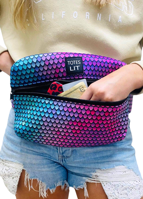 Purple Mermaid Fanny Packin' Tote