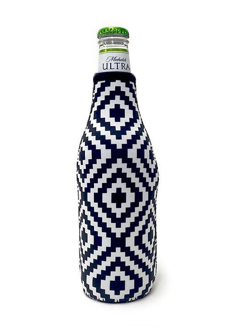 Black & White Aztec 12oz Bottleneck Sleeve- Limited Edition*