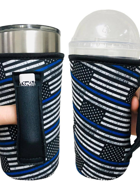 Back The Blue 20oz Large Coffee / Tea / Tumbler Handler™