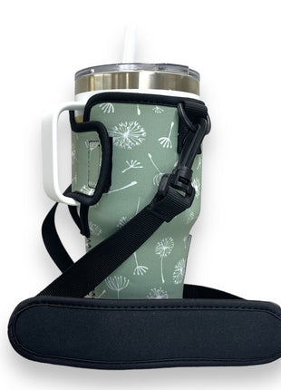 Dandelion 25-35oz Tumbler With Handle Sleeve
