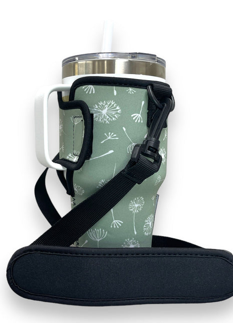 Dandelion 25-35oz Tumbler With Handle Sleeve