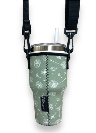 Dandelion 25-35oz Tumbler With Handle Sleeve