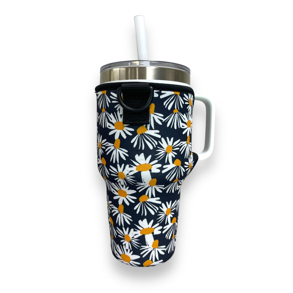 Daisy 25-35oz Tumbler With Handle Sleeve