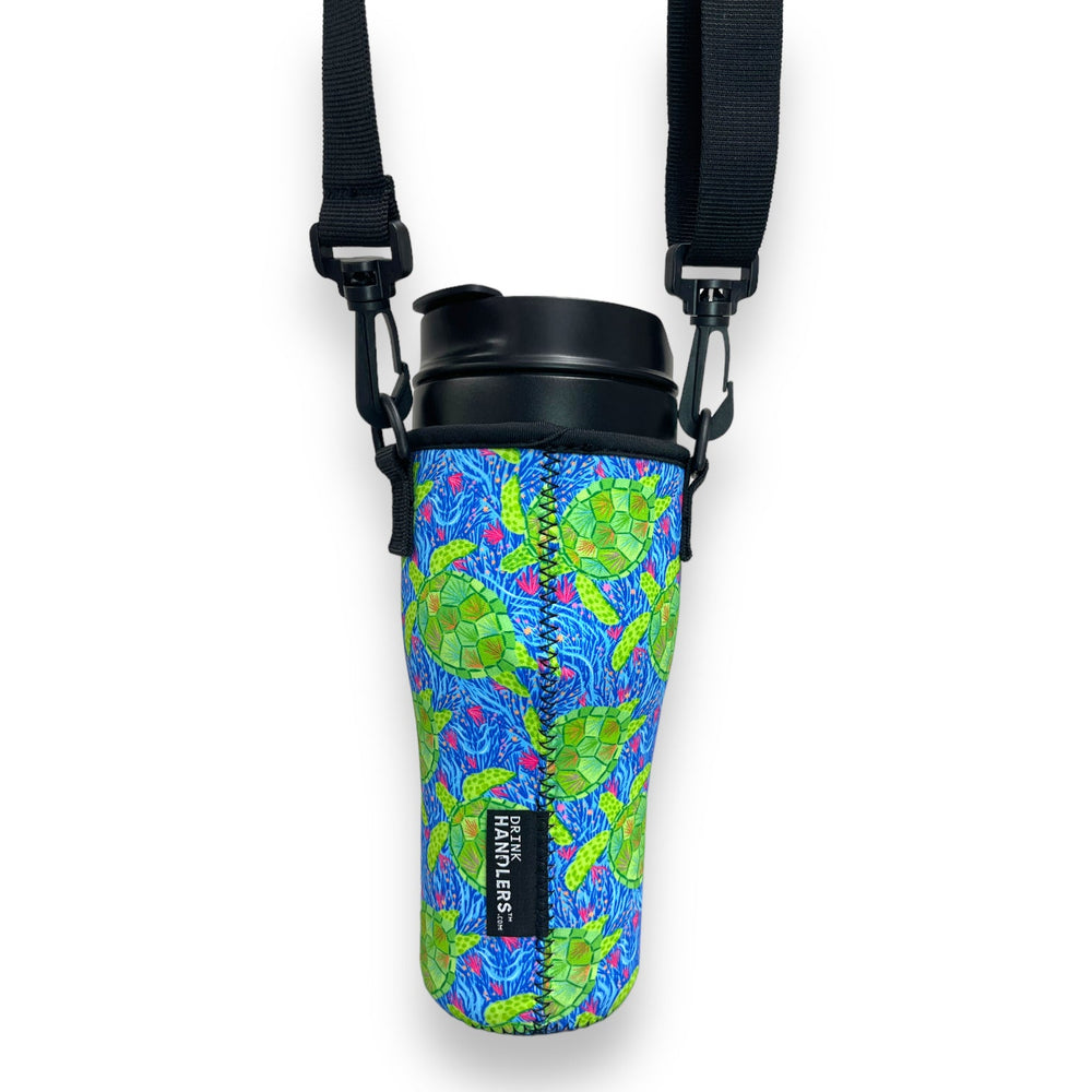 Sea Turtles 25-35oz Tumbler With Handle Sleeve