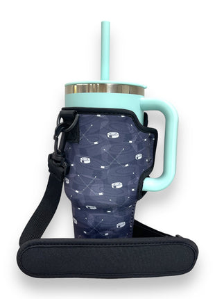 Hockey 25-35oz Tumbler With Handle Sleeve