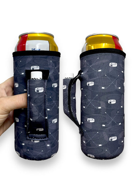 Hockey 16-24oz Soda & Water Bottle / Tallboy Can Handler™