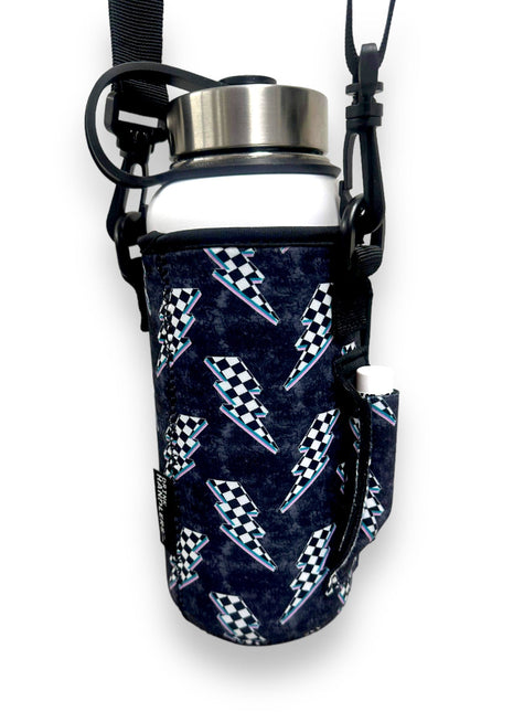 Lightning Bolts 30-40oz Tumbler Handler™  With Carrying Strap