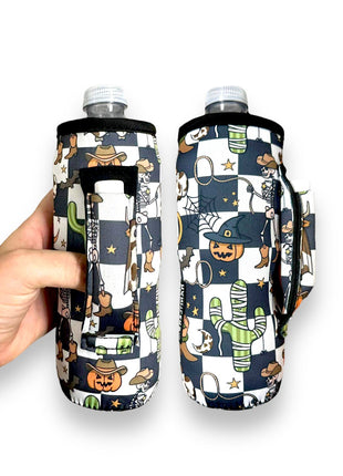 Halloween Checkers 16-24oz Soda & Water Bottle / Tallboy Can Handler™