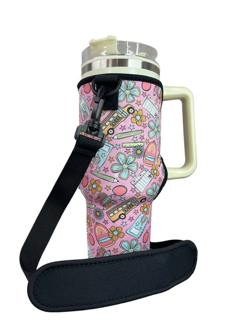 Teacher Back To School 40oz Tumbler With Handle Sleeve
