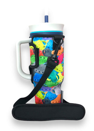 Crocodile 40oz Tumbler With Handle Sleeve