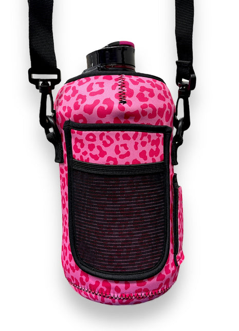 Pink on Pink Leopard 1/2 Gallon Jug Carrying Handler™