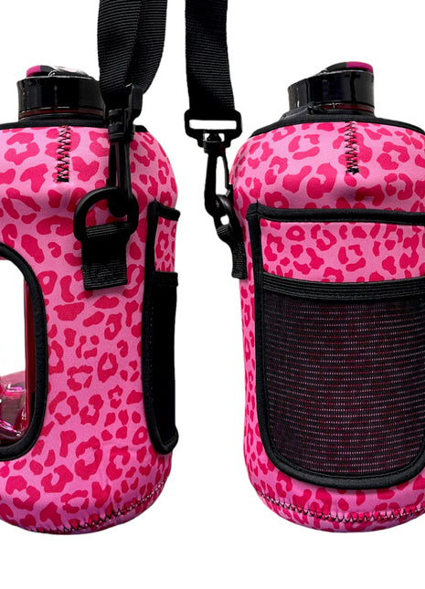 Pink on Pink Leopard 1/2 Gallon Jug Carrying Handler™