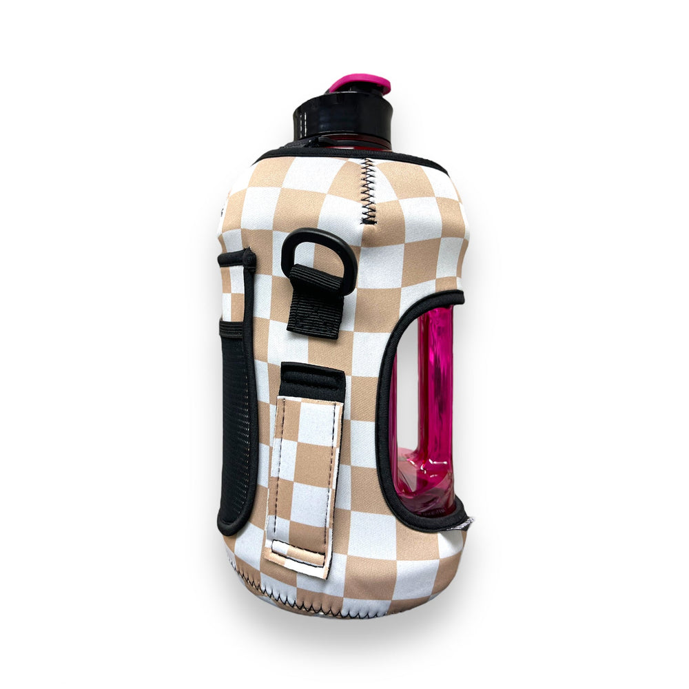 Tan Checkerboard 1/2 Gallon Jug Carrying Handler™