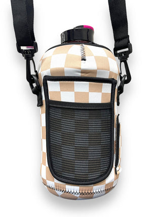 Tan Checkerboard 1/2 Gallon Jug Carrying Handler™