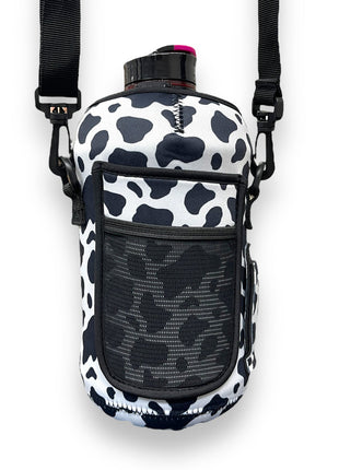 Black and White Cow Print 1/2 Gallon Jug Carrying Handler™