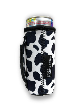 Black & White Cow Print 8-10oz Slim Can Handler™