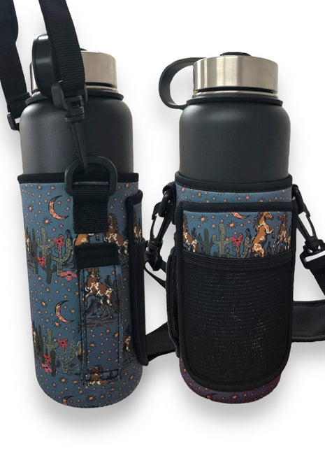 Wild Horses 30-40oz Tumbler Handler™  With Carrying Strap