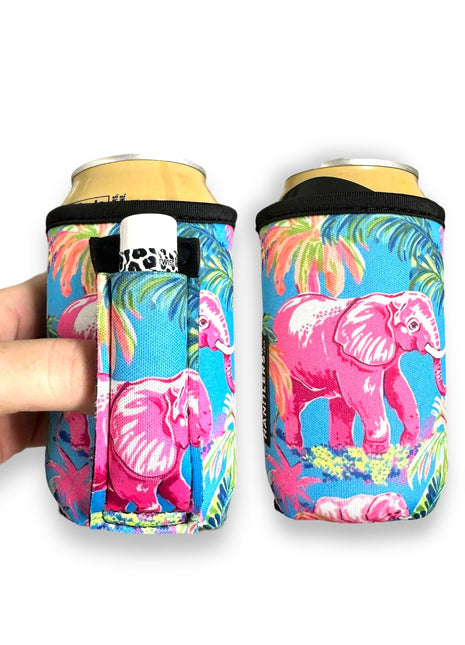 Preppy Elephant 12oz Stubby Can Handler™