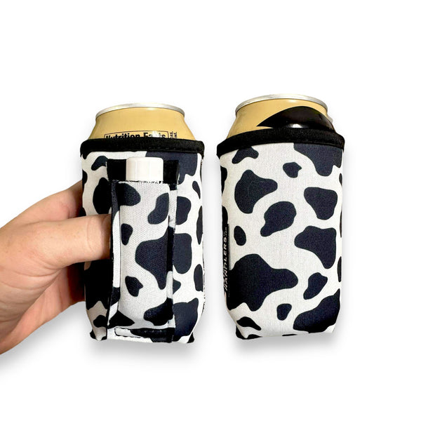 Black & White Cow Print 12oz Stubby Can Handler™