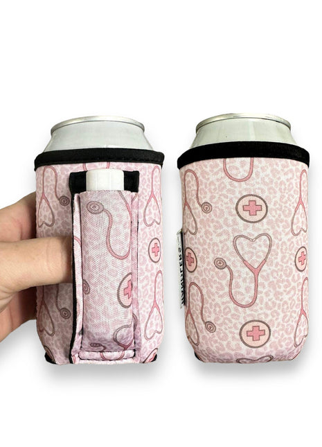 Nurse Leopard 12oz Stubby Can Handler™