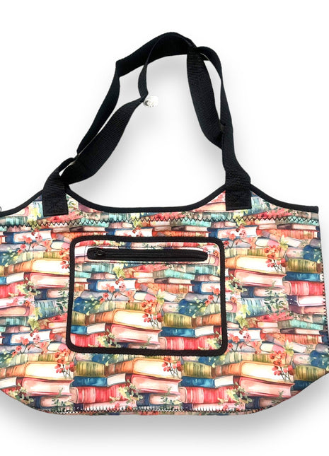 Books Neoprene Tote