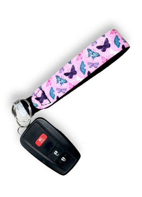 Butterfly Wristlet Keychain