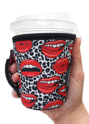 Leopard Lips Small & Medium Coffee Handler™