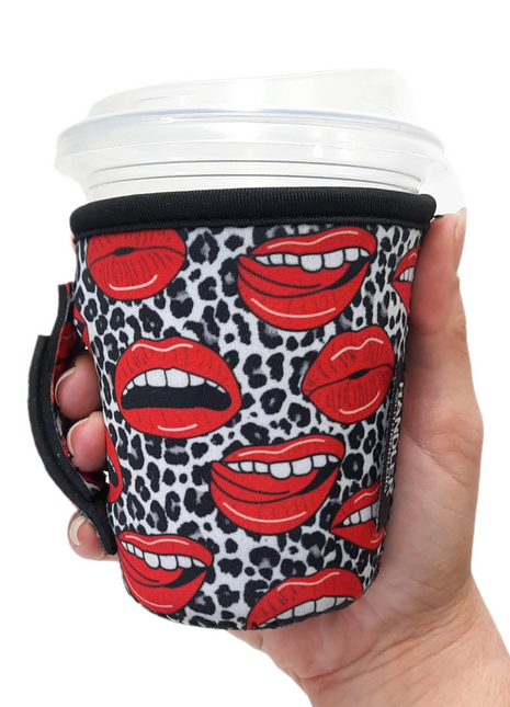 Leopard Lips Small & Medium Coffee Handler™
