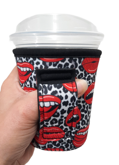 Leopard Lips Small & Medium Coffee Handler™