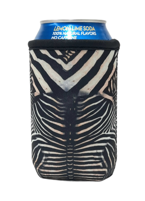 Zebra 12oz Regular Can Cooler
