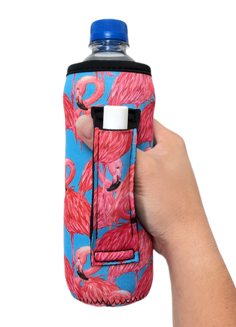 Blue Flamingo 16-24oz Soda & Water Bottle / Tallboy Can Handler™