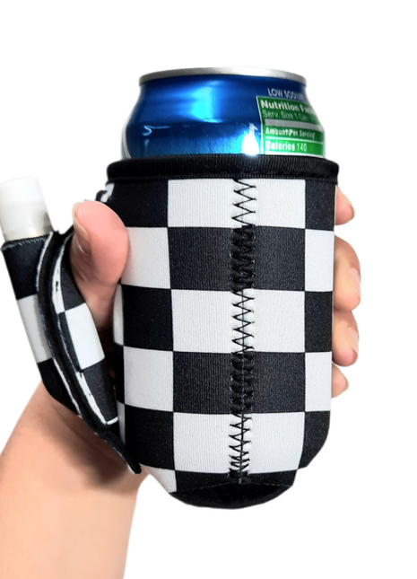 Checkerboard 12oz Stubby Can Handler™