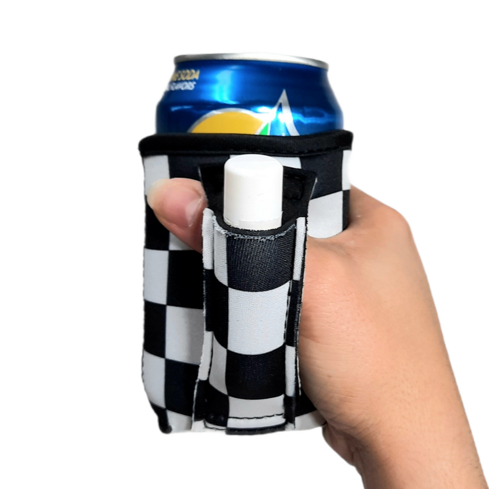 Checkerboard 12oz Stubby Can Handler™