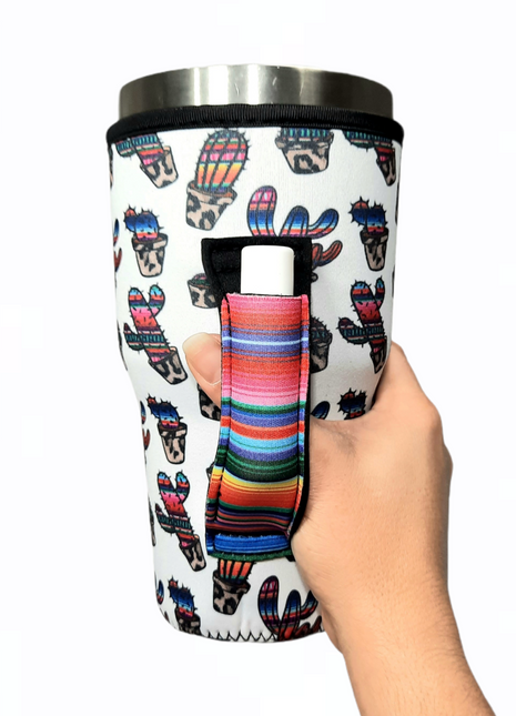 Fiesta Cactus w/ Serape 30-40oz Tumbler Handler™ - Limited Edition*