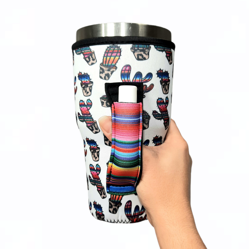 Fiesta Cactus w/ Serape 30-40oz Tumbler Handler™ - Limited Edition*