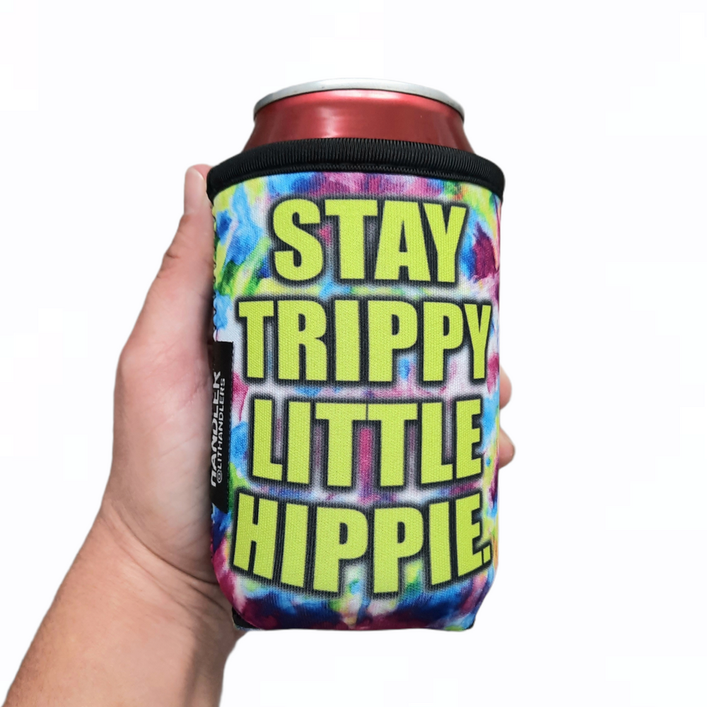 Stay Trippy Little Hippie 12oz Regular Can Handler™