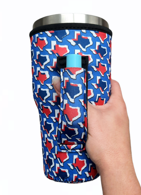 Red White & Texas 30-40oz Tumbler Handler™