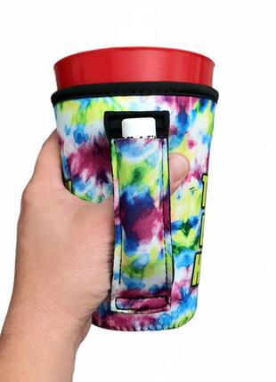 Stay Trippy Little Hippie 16oz PINT Glass / Medium Fountain Drinks and Tumbler Handlers™
