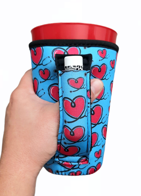 Love A Nurse 16oz PINT Glass / Medium Fountain Drinks and Tumbler Handlers™
