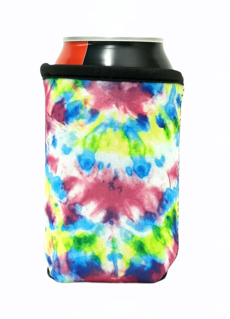 Purple Tie Dye 12oz Regular Can Cooler